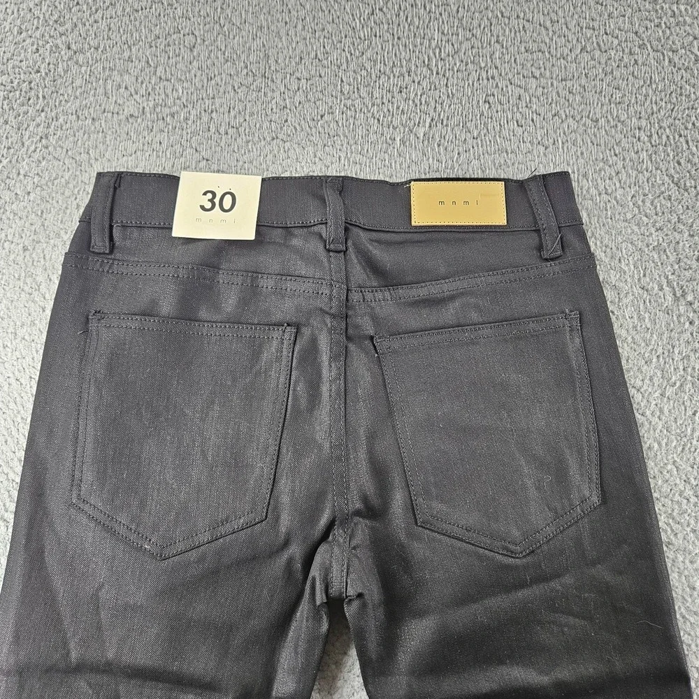 Mnml Jeans Mens 30‎ Black X186 Stretch Moto Denim Streetwear Grunge Punk Rock